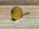 Distressed Gold Coin Knob - MCM minimalist