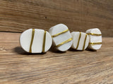 White and Gold Knobs